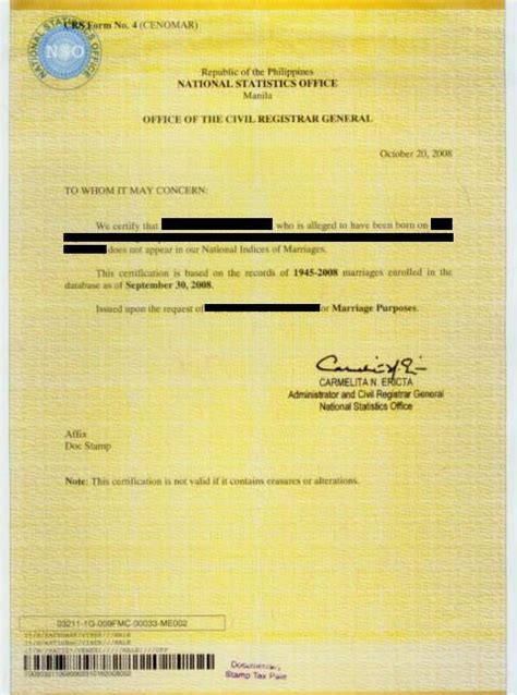 Sample Authorization Letter To Claim Cenomar Certify Letter