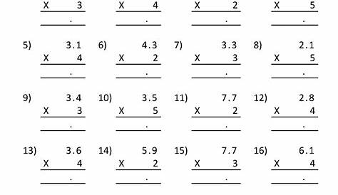 math worksheet multiplication grade 5