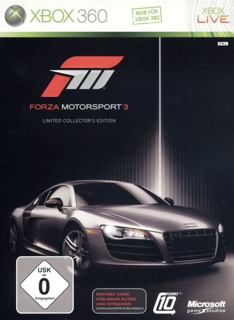 Forza Motorsport 3 Limited Collectors Edition For Xbox 360 2009