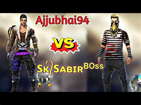 The name of his youtube channel is 'sk sabir gaming'. Ajju bhai vs sk sabir boss // sk sabir boss vs ajjubhai94 ...