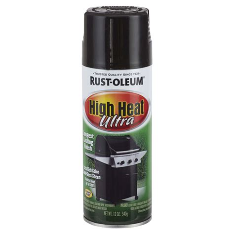 Rust Oleum Specialty High Heat Ultra Spray Paint 241169 12oz Black
