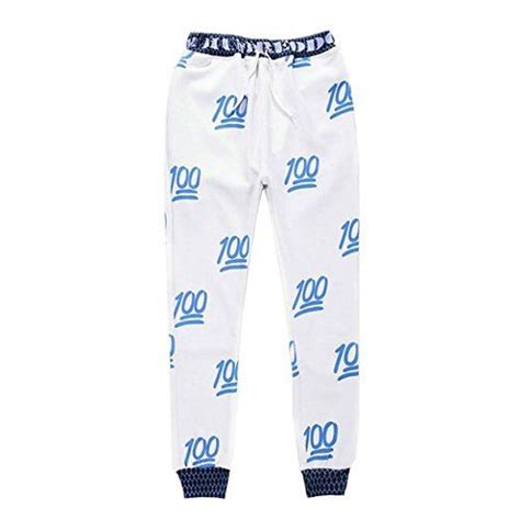 How many emojis are sent in a day? Amazon.com: Unisex Emoji 100 Joggers Sweatpants Trousers ...