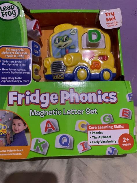 Leapfrog Fridge Phonics Letters Hobbies And Toys Toys And Games On Carousell