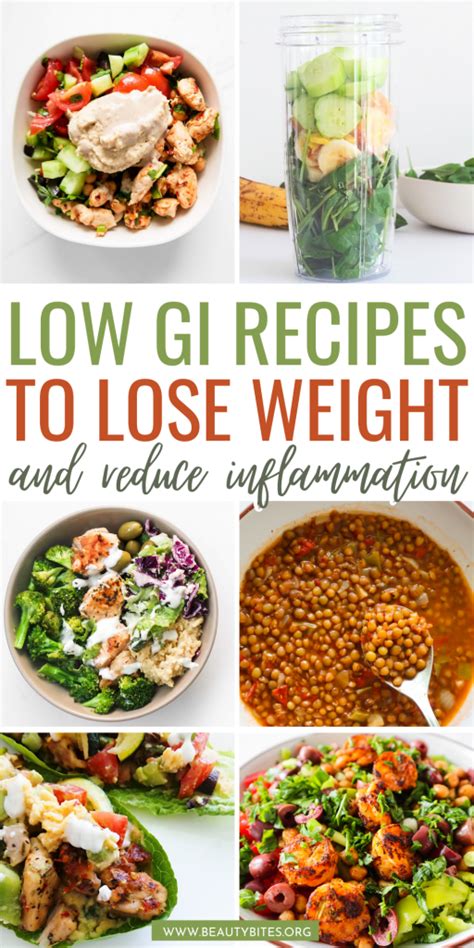 20 Low Gi Recipes To Lose Weight And Reduce Inflammation Beauty Bites