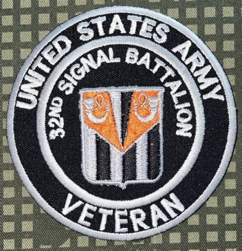 Us Army 32nd Signal Battalion Veteran Patch Decal Patch Co