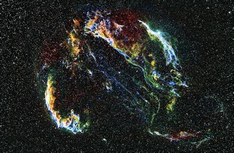 Veil Nebula Photograph By J P Metsavainioscience Photo Library Fine