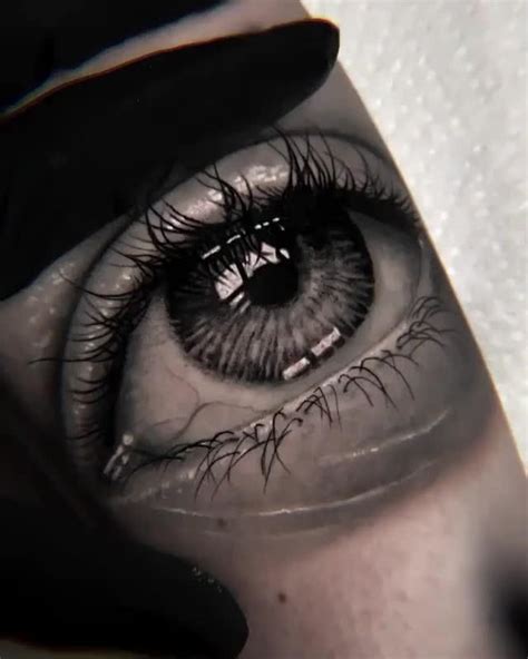 Black And Grey Realism Eye Tattoo By Leonardo Acosta Video