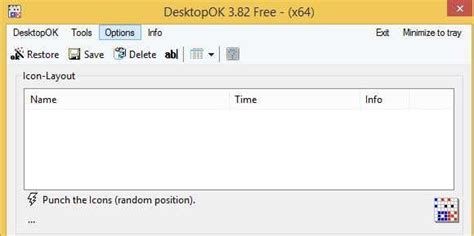 Save And Restore Desktop Icon Layoutposition On Windows