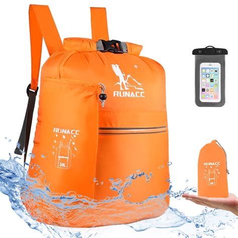 20l Dry Bags Waterproof Backpack Floating Dry Sack With Free Waterproof
