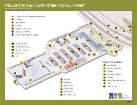 South Terminal Vancouver Airport Map Center Hill Lake Map