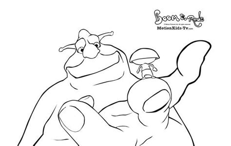 Pintas Boom & Reds, dibujos colorear --- Boom Reds cartoon coloring