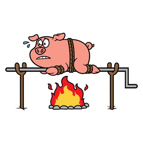Pig Roast Clipart Illustrations Royalty Free Vector Graphics And Clip