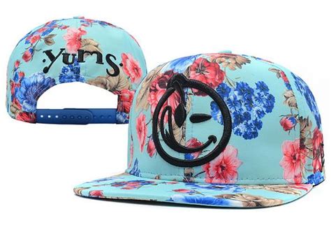 Yums Classic Face Floral Snapback 8217 Hiphop New York Basketball
