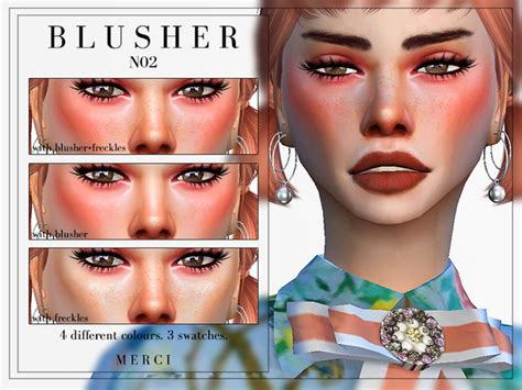 Blusher N02 By Merci Sims 4 Blush