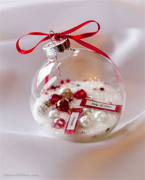 Christmas Ornament Diy T That Is A Gorgeous Personalized Keepsake