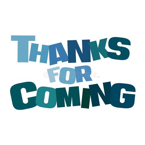 Thank You Coming Stock Illustrations 149 Thank You Coming Stock