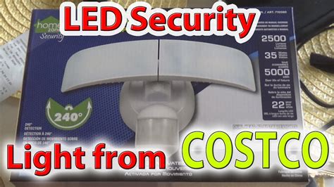 Go to patio, lawn & garden. LED Security Light from Costco - 2018 Review - YouTube
