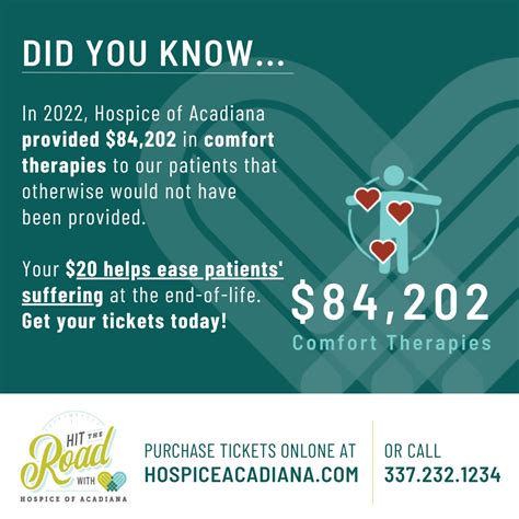 Every Ticket Purchased Is A Chance Hospice Of Acadiana Facebook