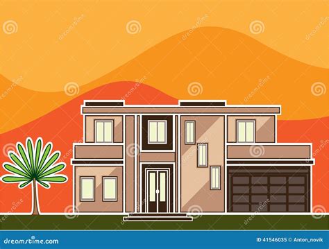 Modern House Stock Vector Illustration Of Mortgage Luxurious 41546035