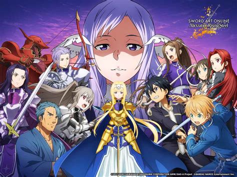 Sword Art Online Alicization Rising Steel Celebrates The Animes
