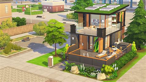 Aveline Sims Industrial Eco Loft • Sims 4 Downloads