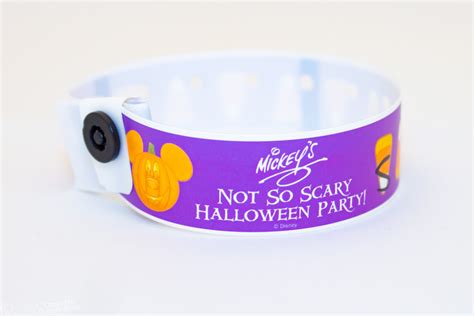 Mickeys Not So Scary Halloween Party Wristband Canadian Disney Blog