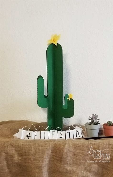 How To Make An Easy Cardboard Cactus Living And Crafting