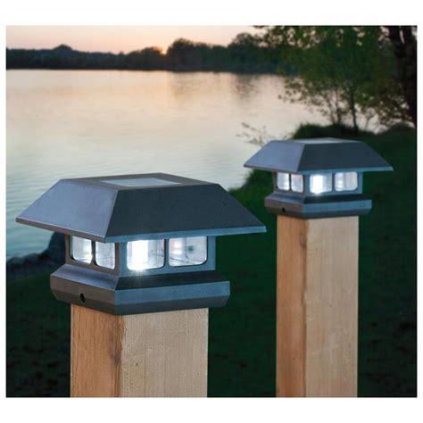 Fence Post Lights Outdoor Style And Security Of Your Home Warisan
