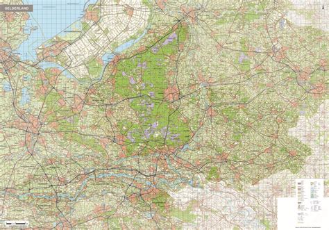 topografische kaart gelderland 1 100 000 1482 kaarten en atlassen nl
