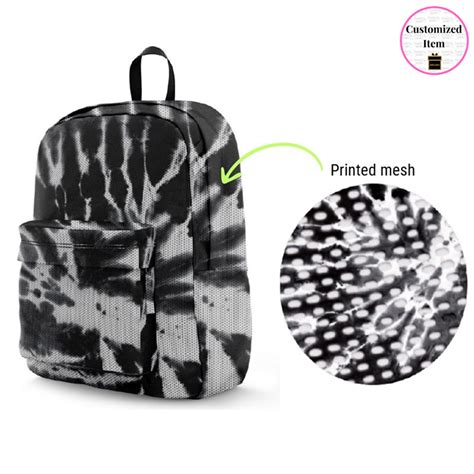 Canvas Tie Dye Backpack Double Header Usa