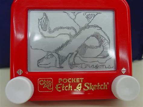 Mini Etch A Sketch Dragon By Dreamscape195 On Deviantart
