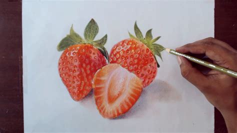 This Is The Third Drawing In Fruits Drawing Series Using Prismacolor