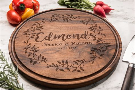 Personalized Wood Cutting Board Engraved Cutting Board Custom