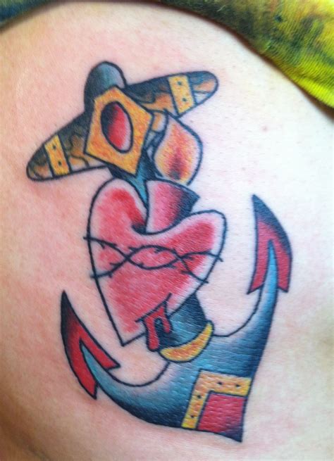 My Latest Anchorheart Tattoo Anchor Heart Tattoo Heart Tattoo Tattoos