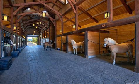 While you may have outgrown this wish, you'll probably find yourself wishing that you could move in with your horse when you see these amazing barns.while there are countless styles and types of horse barns in the world, these are some of the most stunning. R&B Ranch - A $24 Million Estate In Sisters, OR | Homes of ...