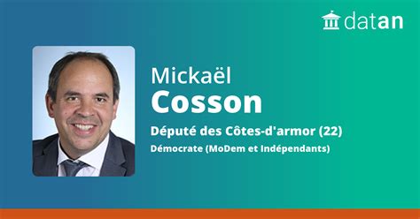 Mickaël Cosson Activité Parlementaire Datan