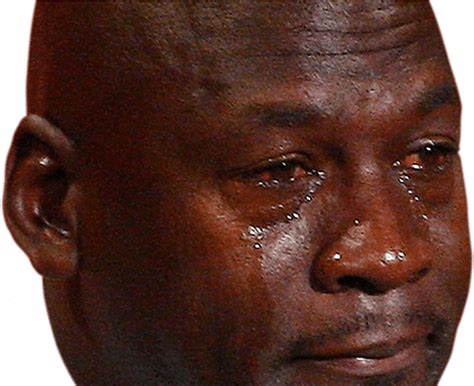 Download Michael Jordan Crying Face Transparent Png Stickpng Michael