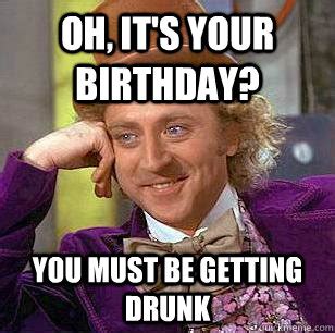 Cute and funny happy birthday meme(baby images). Drunk Birthday Memes to Wish Your Friends - 2HappyBirthday