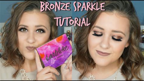 Nye Bronze Sparkly Halo Eye Tartelette In Bloom Tutorial Youtube