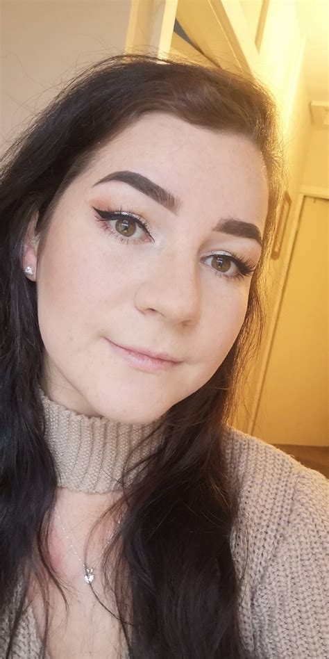 My Very First Time Wearing Eyeshadoweyeliner Only Went Very Basic As