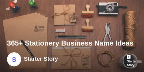 365 Stationery Business Name Ideas Starter Story