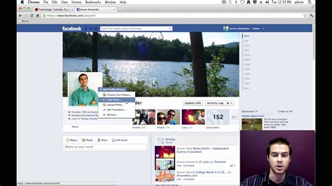 How To Change Your Facebook Profile Picture On Timeline Video