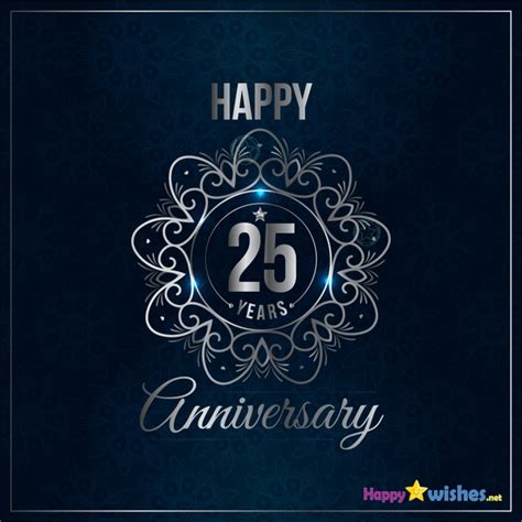 Basemenstamper 25 Th Marriage Anniversary Logo