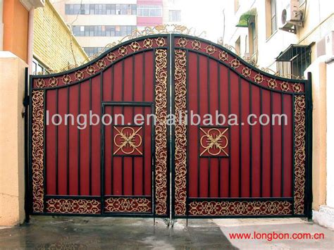 The classic and graceful wrought iron gates are here to stay. Latest Modern Steel Driveway Indian House Main Gate Colors ...