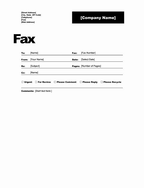 Free Printable Business Fax Cover Sheet Printable Templates