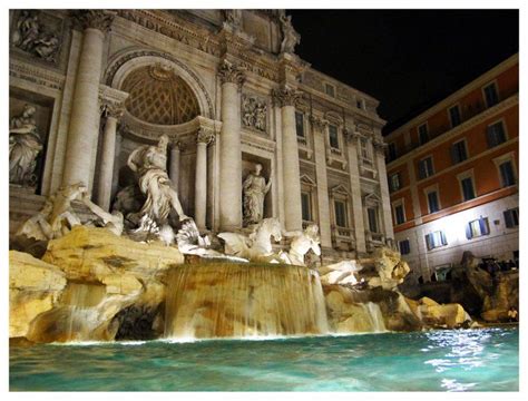 The Trevi Fountain A Traditional Legend Holds That If Visitors Throw