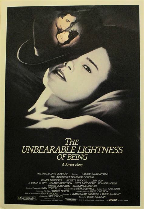 The Unbearable Lightness Of Being Vintage Concert Poster Feb 5 1988