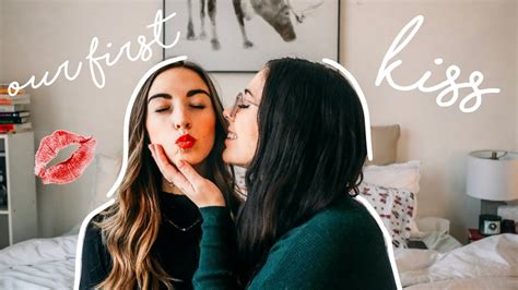 Our First Kiss Lesbian Couple Lgbtq Youtube