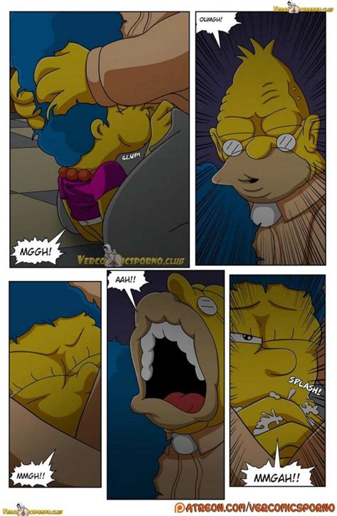 Vovô Simpson comendo Marge Quadrinhos Eroticos Super Hentai