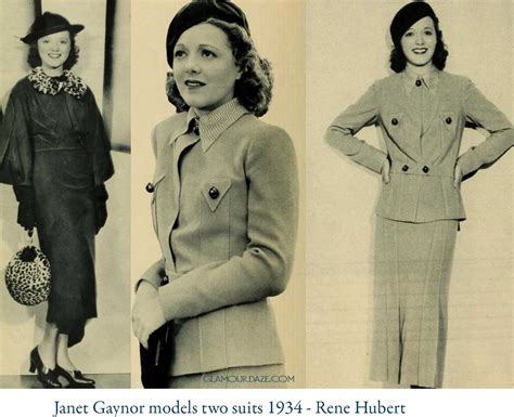 1930s Fashion Gorgeous Autumn Styles For 1934 Glamour Daze